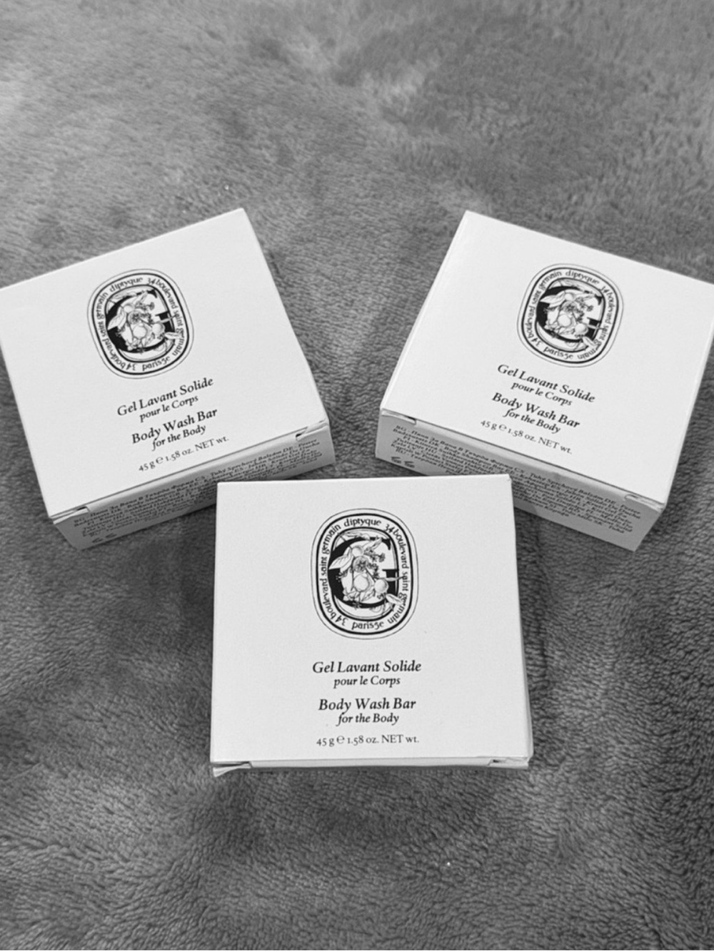 Diptyque Lot Of Three 34 Boulevard Saint Germain Soaps